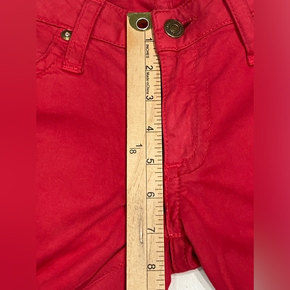 Robin’s Jeans Women’s Size 28 Marilyn Rhinestone Embellished Gold Wing Y2K - Picture 7 of 15